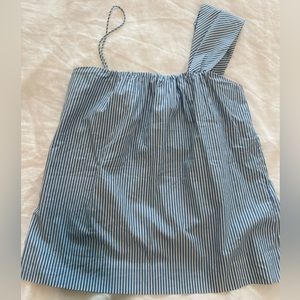 Asymmetric striped top COS XS